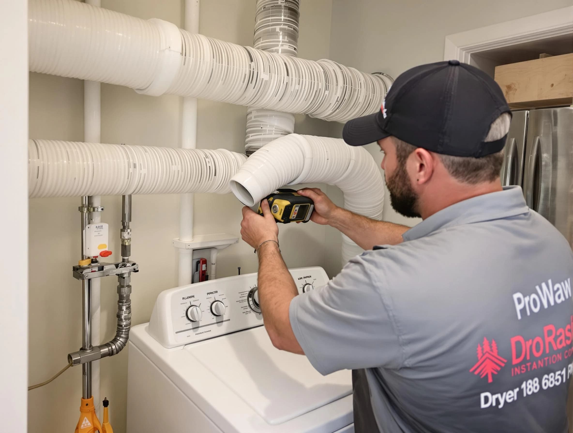 Professional dryer vent hose installation by Peabody Dryer Vent Cleaning in Peabody