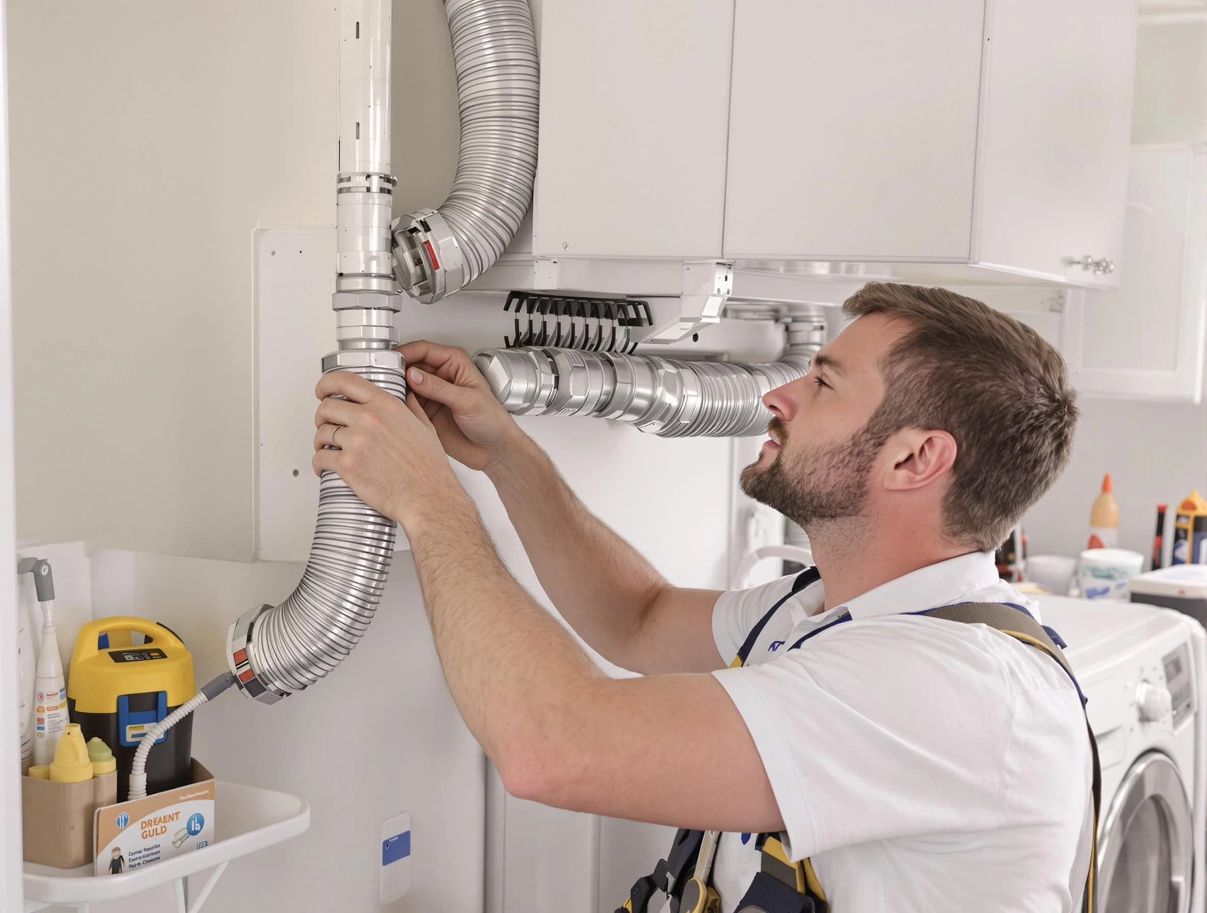 Professional dryer vent repair and installation by Peabody Dryer Vent Cleaning in Peabody