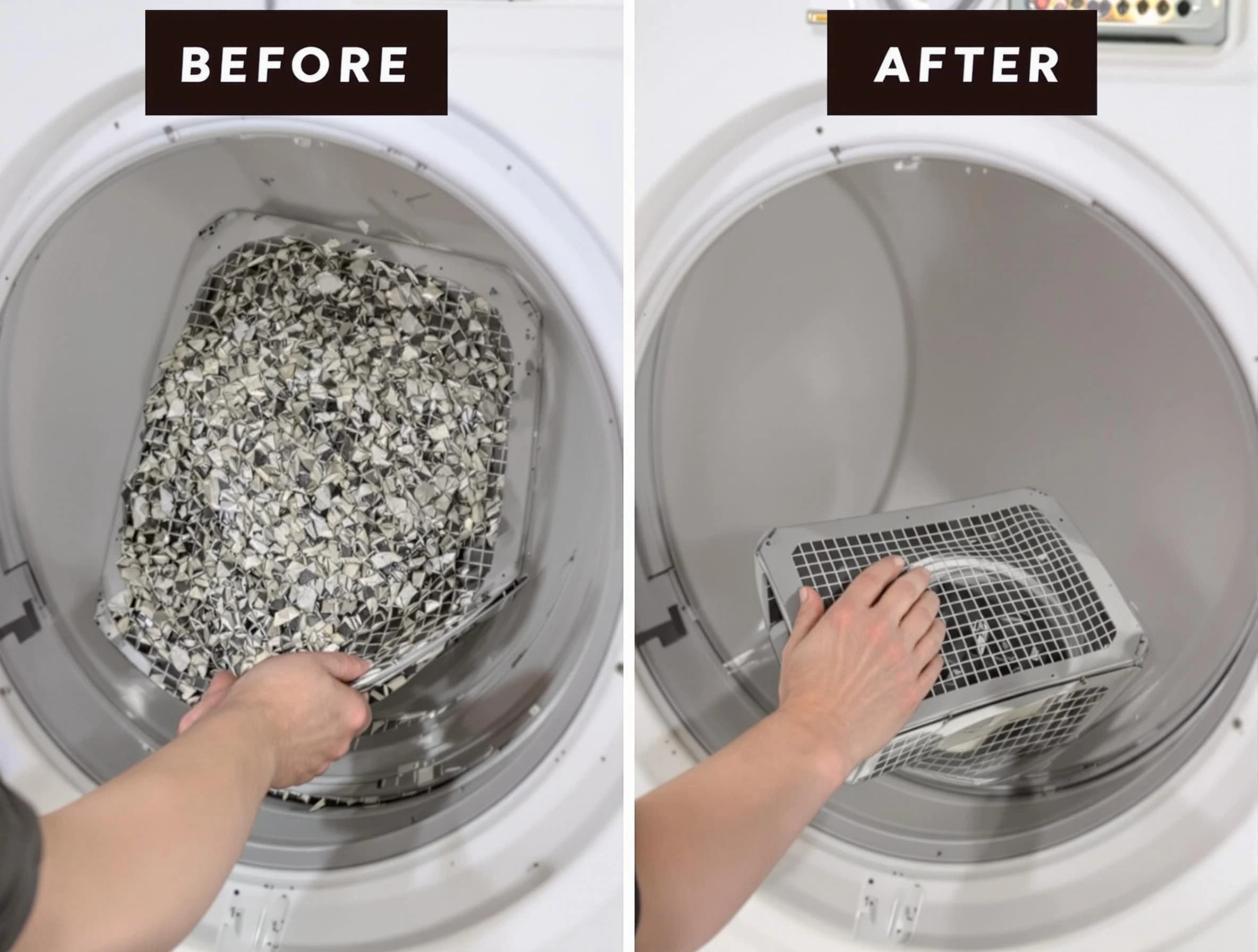 Professional lint trap cleaning by Peabody Dryer Vent Cleaning in Peabody