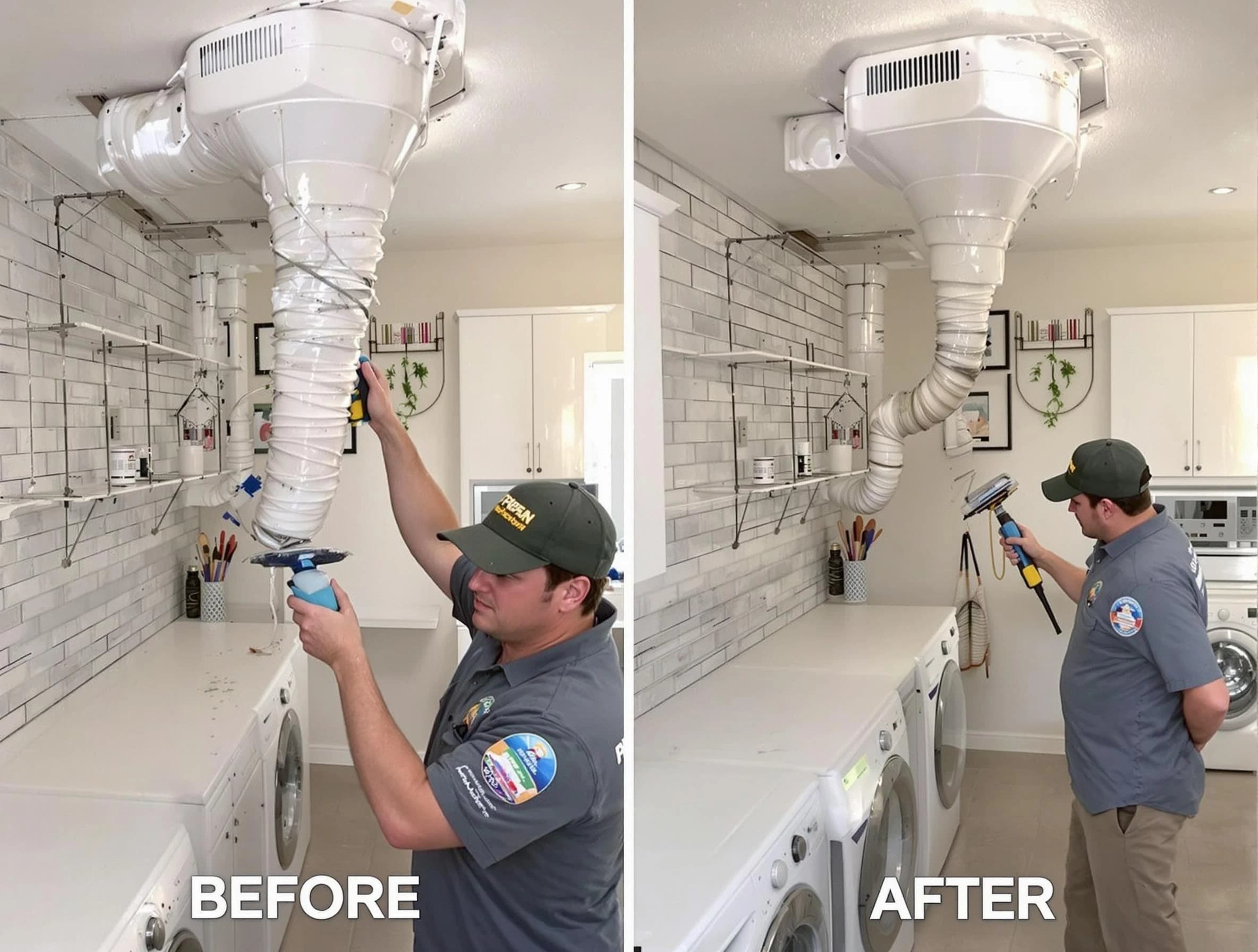 Professional dryer exhaust vent cleaning by Peabody Dryer Vent Cleaning in Peabody